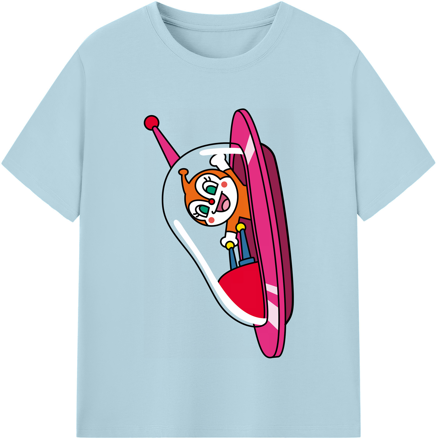 （画像用） アンパンマン Anpanman 綿100％半袖Tシャツ（フロントプリント）